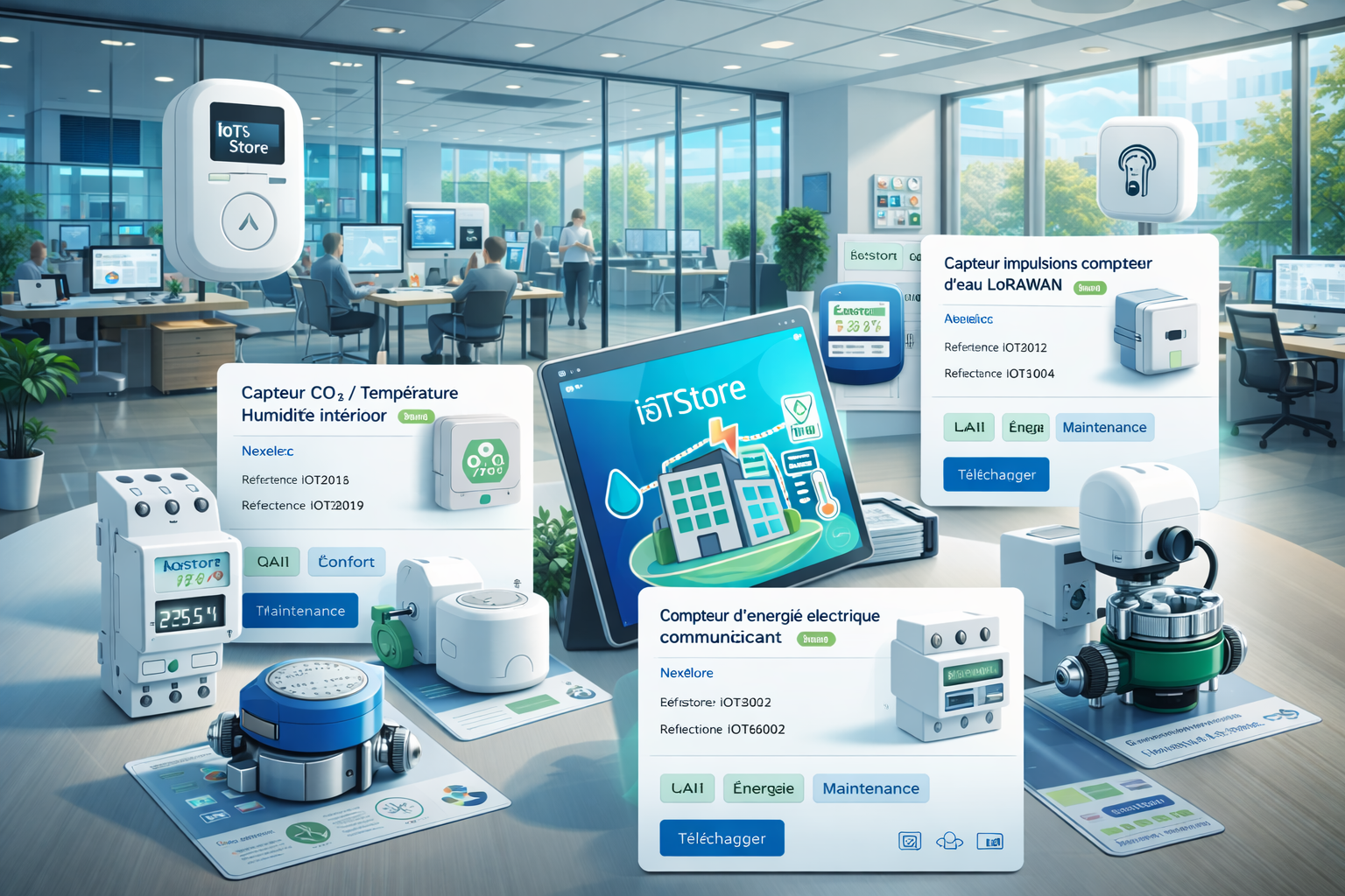 Capteurs IoT LoRa pour le suivi des bâtiments